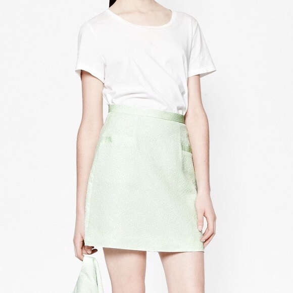 French Connection Mint Mini Skirt - Picture 1 of 6